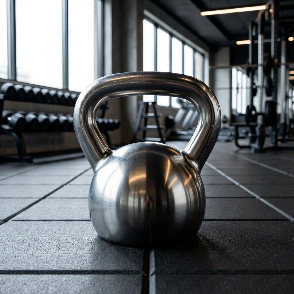 Strength training equipment representing exercise fundamentals